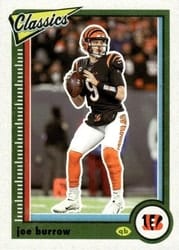 2022 Panini Classics Base Set Joe Burrow #17 card