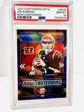 2022 Panini Contenders Optic Now Contending Joe Burrow #NC-26 card
