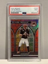 2022 Panini Mosaic Glass Mosaic Joe Burrow #GM-5 card