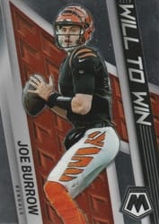 2022 Panini Mosaic Will to Win Joe Burrow #WW-2