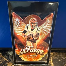 2022 Panini Phoenix En Fuego Joe Burrow #EF-4 card