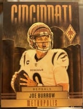 2022 Panini Phoenix Metropolis Joe Burrow #MET-4 card
