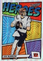2022 Panini Prestige Heroes Joe Burrow #H-2 card