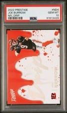 2022 Panini Prestige NFL Drip Joe Burrow #ND-4 card