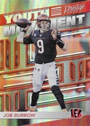 2022 Panini Prestige Youth Movement Joe Burrow #YM-17