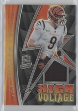 2022 Panini Spectra High Voltage Joe Burrow #HV-JBU card