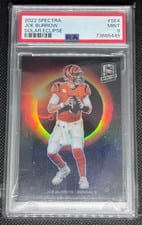 2022 Panini Spectra Solar Eclipse Joe Burrow #SE-4 card