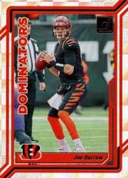 2023 Donruss Dominators Joe Burrow #D-15 card