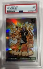 2023 Donruss Downtown! Joe Burrow #D-4 card