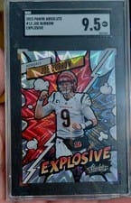 2023 Panini Absolute Explosive Joe Burrow #13 card
