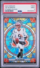 2023 Panini Mosaic Stained Glass Joe Burrow #SG-4 card