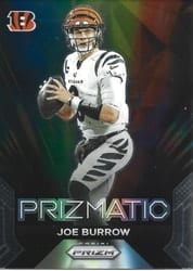 2023 Panini Prizm Prizmatic Joe Burrow #9 card