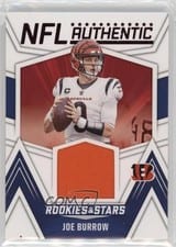 2023 Panini Rookies & Stars NFL Authentic Joe Burrow #NA-JB card