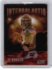 2023 Score Intergalactic Joe Burrow #I-4 card
