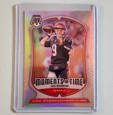 2024 Panini Mosaic Moments in Time Joe Burrow #13 card