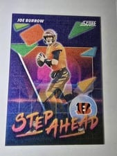2024 Score Step Ahead Joe Burrow #SA-JBW card