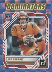 2025 Donruss Dominators Joe Burrow #DOM-JBW card