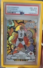 2025 Panini Donruss Bomb Squad Joe Burrow #BS-JBW card