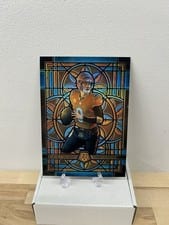Joe Burrow 2025 Panini Mosaic Stained Glass Oversized card