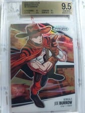 2025 Panini Prizm Manga - Vertical Joe Burrow #9 card