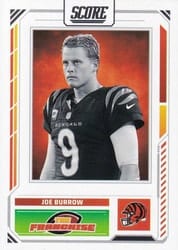 2025 Score The Franchise Joe Burrow #7 card