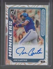 2023 Donruss Monikers Joe Carter #M-JC card