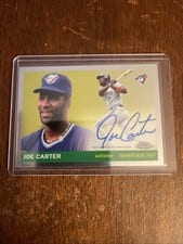 2023 Topps Chrome Platinum Anniversary Autographs Joe Carter #CPA-JC card