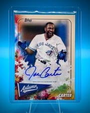 2024 Topps Update Autumn Tales Autographs Joe Carter #ATA-JC card
