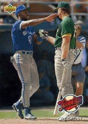 1993 Upper Deck Base Set Joe Carter / Mark McGwire #41 card