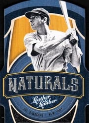 2019 Panini Leather & Lumber Naturals Joe DiMaggio #N-14 card