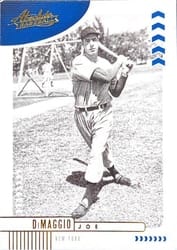 2020 Panini Absolute Base Set Joe DiMaggio #41 card