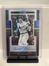 2025 Panini Three and Two Award Winning Joe DiMaggio #19 card