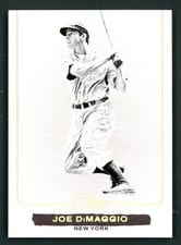 2025 Panini Three and Two Blank Slate Joe DiMaggio #15 card