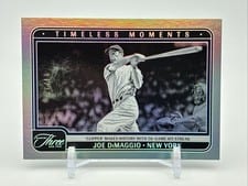2025 Panini Three and Two Timeless Moments Joe DiMaggio #1 card