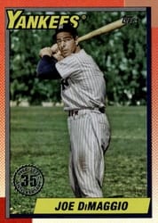 2025 Topps Update 1990 Topps Baseball Joe DiMaggio #U90-39 card