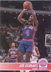 1994-95 Hoops Base Set Joe Dumars #57 card