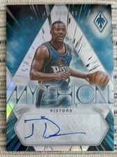 2023-24 Panini Phoenix Mythical Autographs Joe Dumars #MA-JOE card