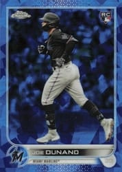 2022 Topps Chrome Update Sapphire Edition Base Set Joe Dunand #US126 card
