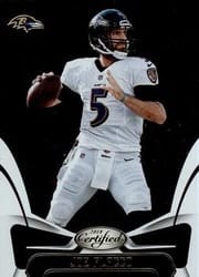 2018 Panini Certified Base Set Joe Flacco #74 card
