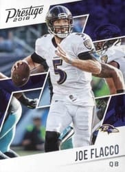 2018 Panini Prestige Base Set Joe Flacco #87 card