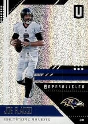 2018 Panini Unparalleled Base Set Joe Flacco #14 card