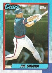 1990 Topps Base Set Joe Girardi #12 card