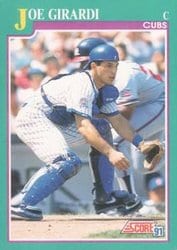 1991 Score Base Set Joe Girardi #585 card