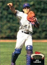 1992 Stadium Club Base Set Joe Girardi #132 card