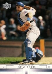 2002 Upper Deck Base Set Joe Girardi #305 card