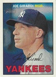 2016 Topps Heritage Base Set Joe Girardi #271 card