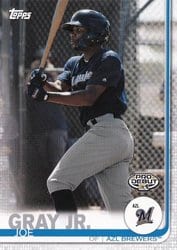 2019 Topps Pro Debut Base Set Joe Gray Jr. #140 card