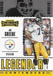 2020 Panini Contenders Legendary Contenders Joe Greene #LC-JGR card