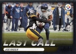2022 Panini Absolute Last Call Joe Haden #LC-17 card