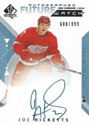 2018-19 SP Authentic Base Set Joe Hicketts #228 card